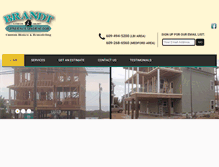 Tablet Screenshot of brandtcontractor.com